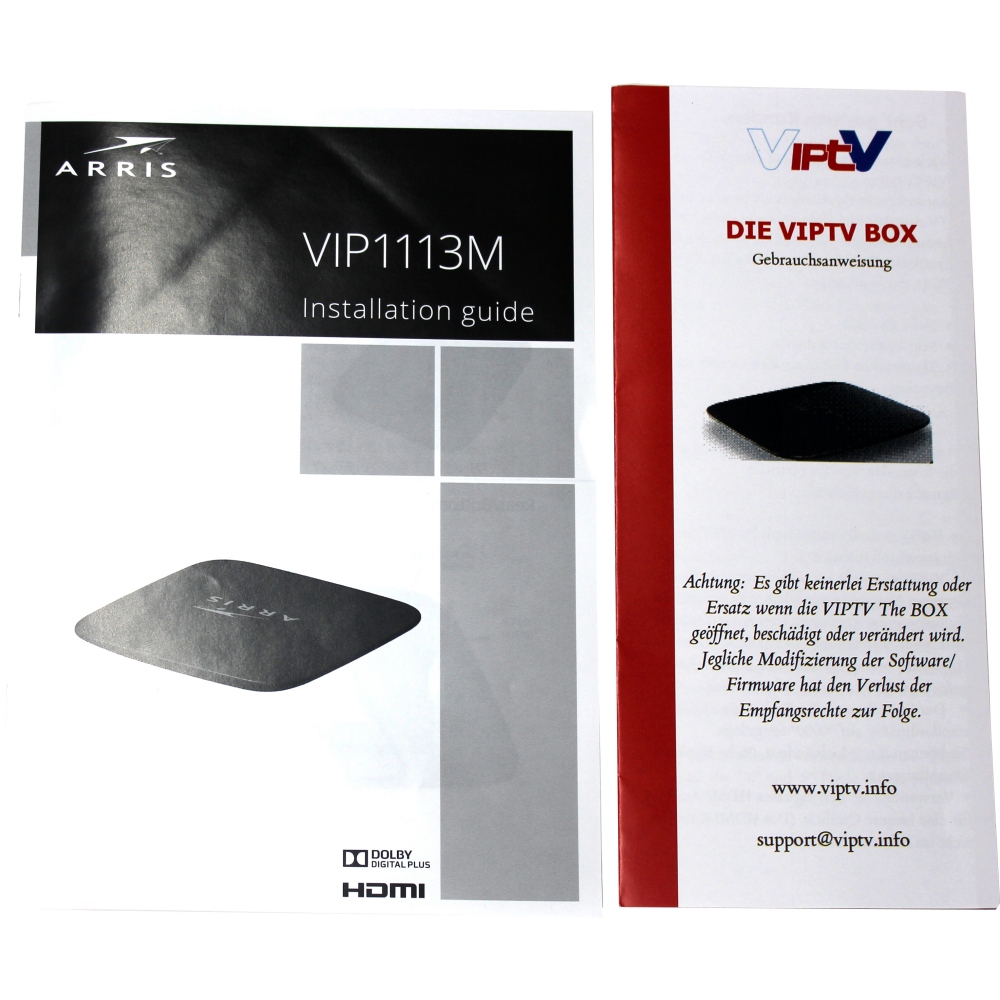 VipTV Box Arris 1113M Receiver TVEmpfänger Seh1