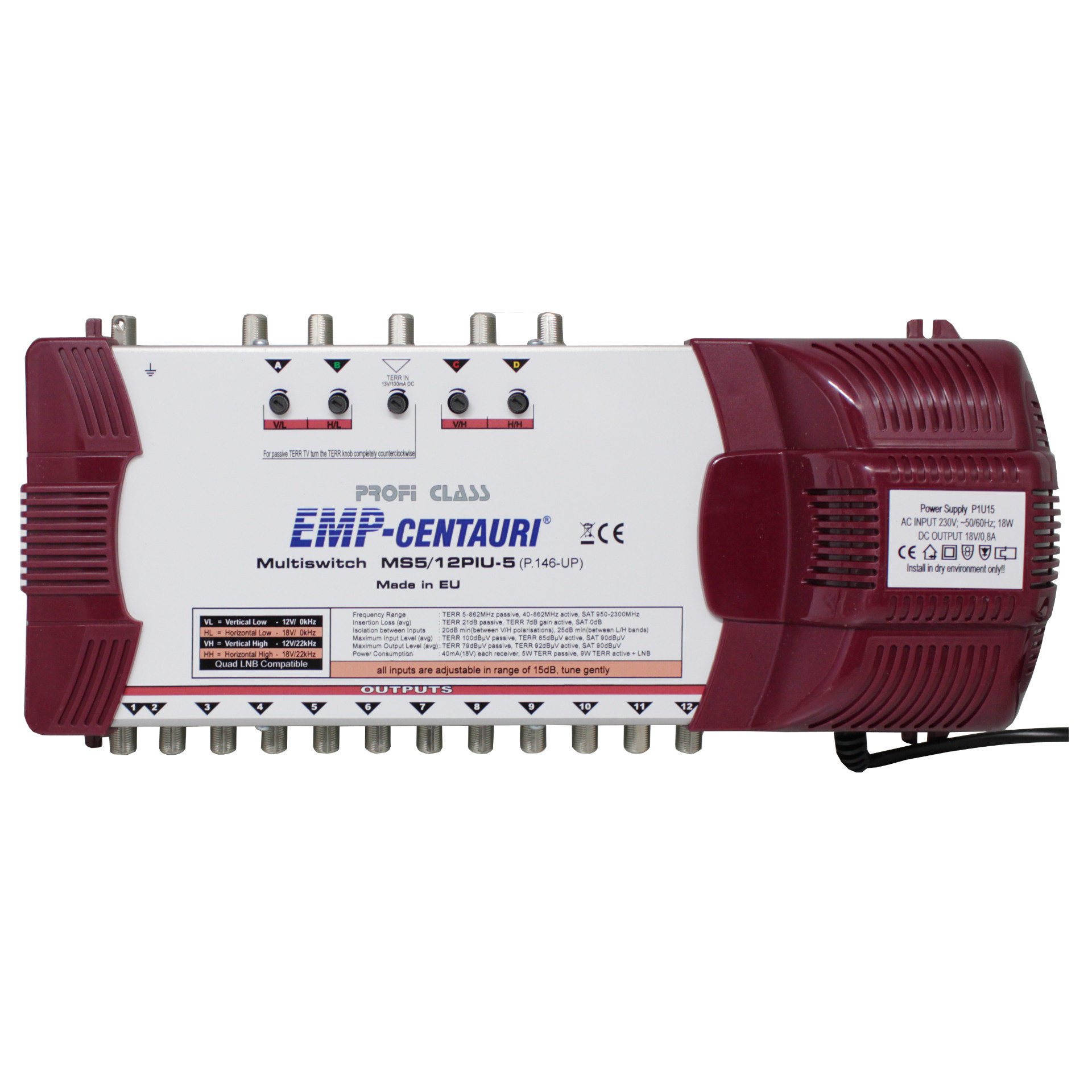 5x12, EMP, MS5/12PIU-5 Profiline