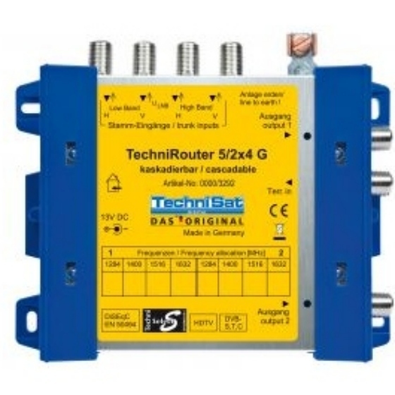 TechniRouter 5/2x4G - Einkabelsystem, EN 50494