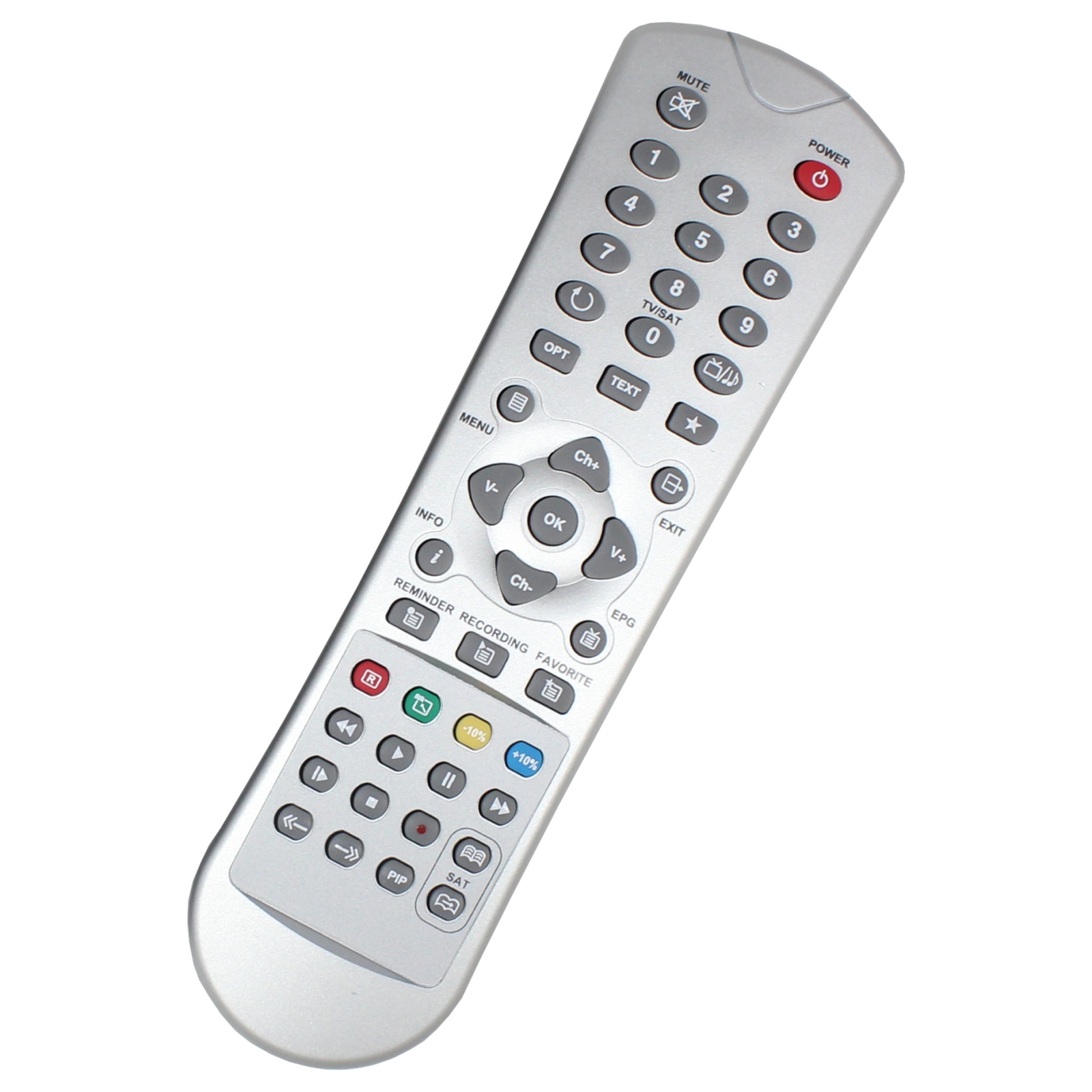 Elanvision EV 8000 Fernbedienung silber  / Opensat 7200