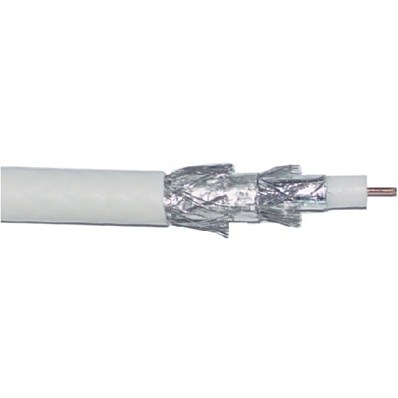 Koaxkabel, 110dB,  7.0mm, 4xSchirm., 100m, HDTV