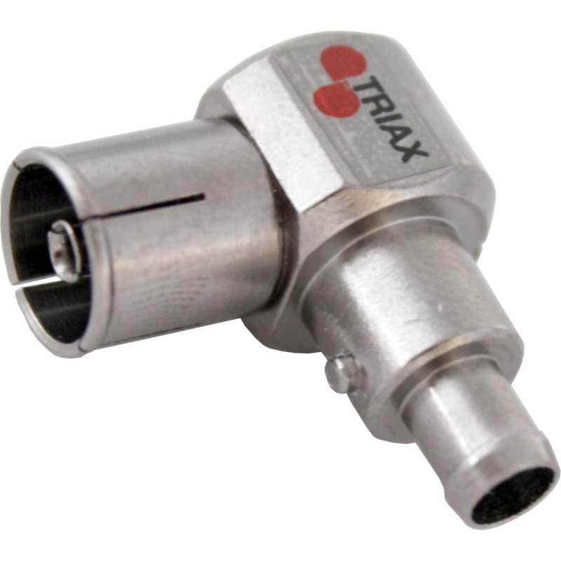 Winkelkupplungsstecker IEC, Klasse A+, Triax, KOKWI4