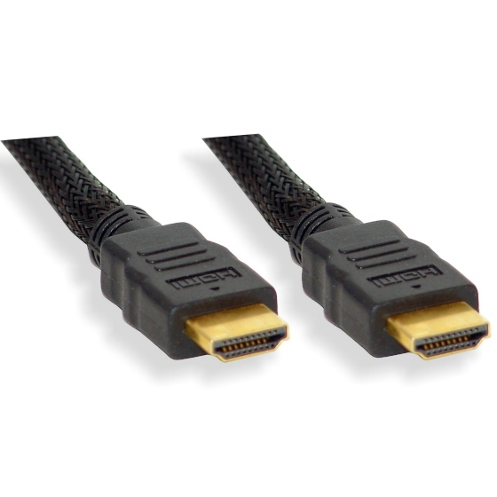 HDMI Kabel,  1.5m, Typ A/A, Purelink, Nylon, Gold