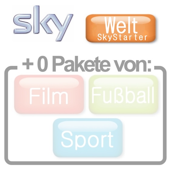 Sky Welt Starter Paket, Abo, 12 Monate