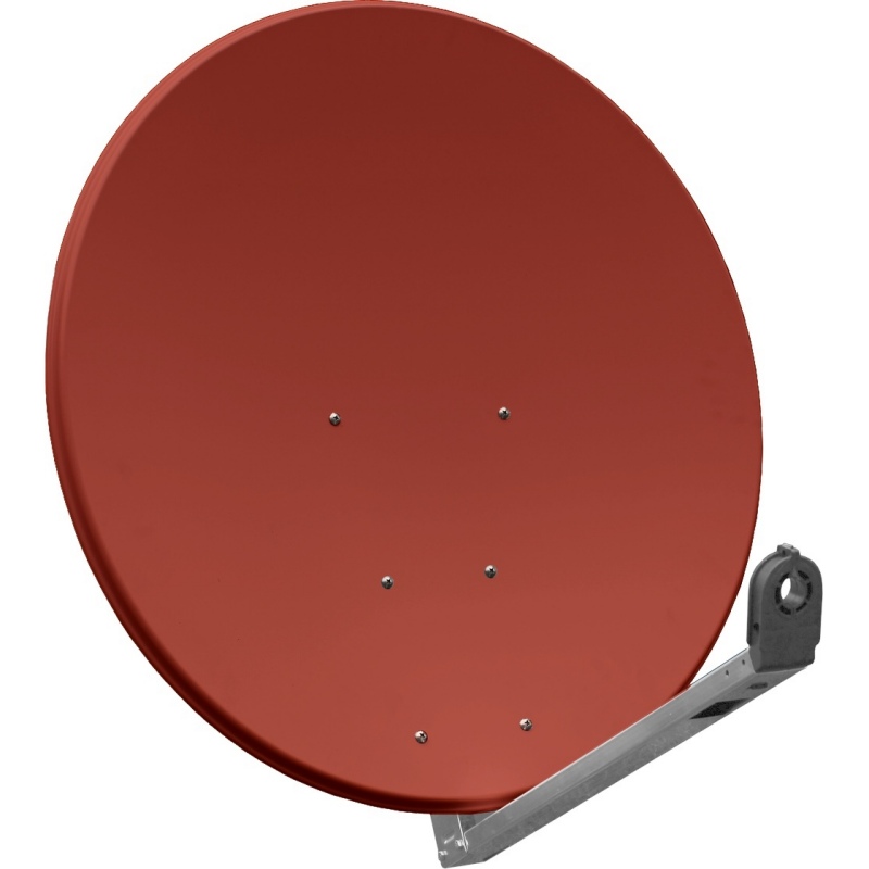 1,00m, Gibertini, Alu-Offset, ziegelrot,101x94cm