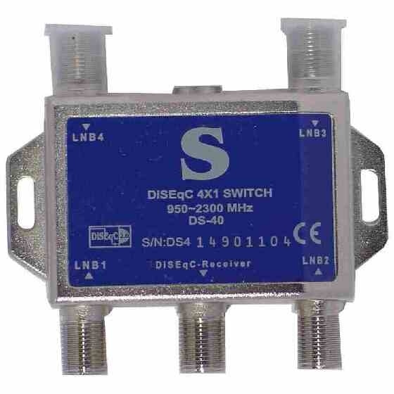 Relais DiSEqC Full 4-in 1-out, 700-2150 MHz