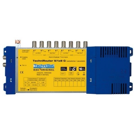 TechniRouter 9/1x8G - Einkabelsystem, EN 50494