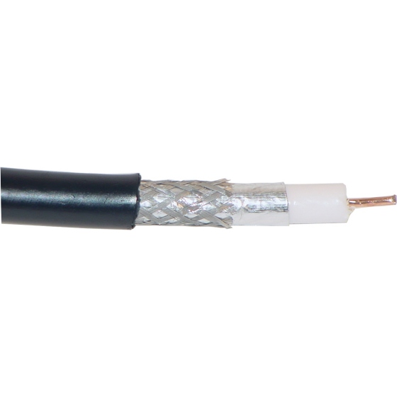 Koaxkabel,  90dB, 10.3mm, 2xSchirm., l/fm,  Erd