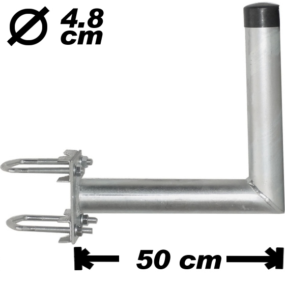 Mast-/Antennenhalter, 50cm, Winkel