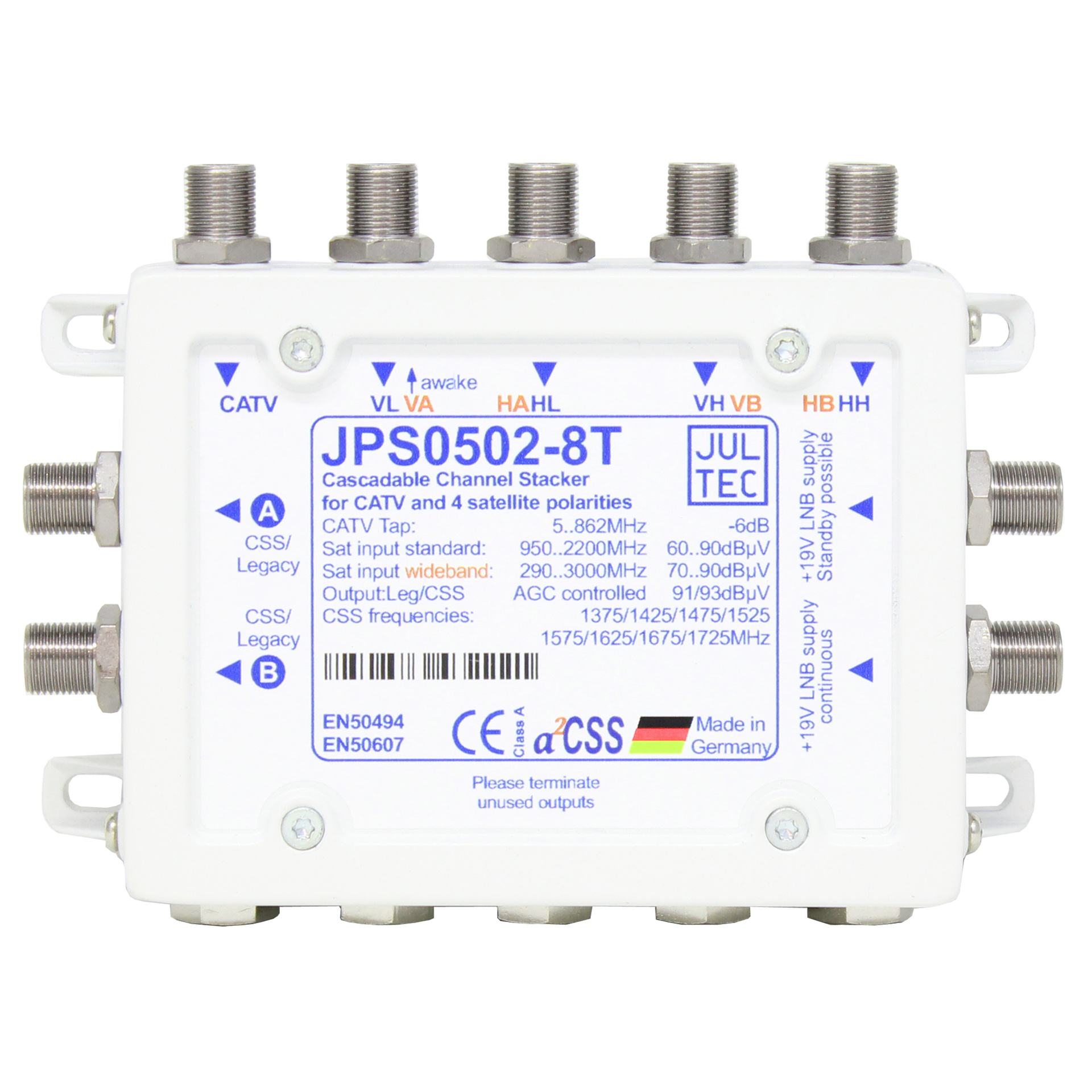 5x 2, Jultec, JPS 0502-8T