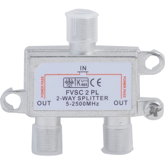 Splitter, 2-fach, Neuhaus, DC-Durchlass