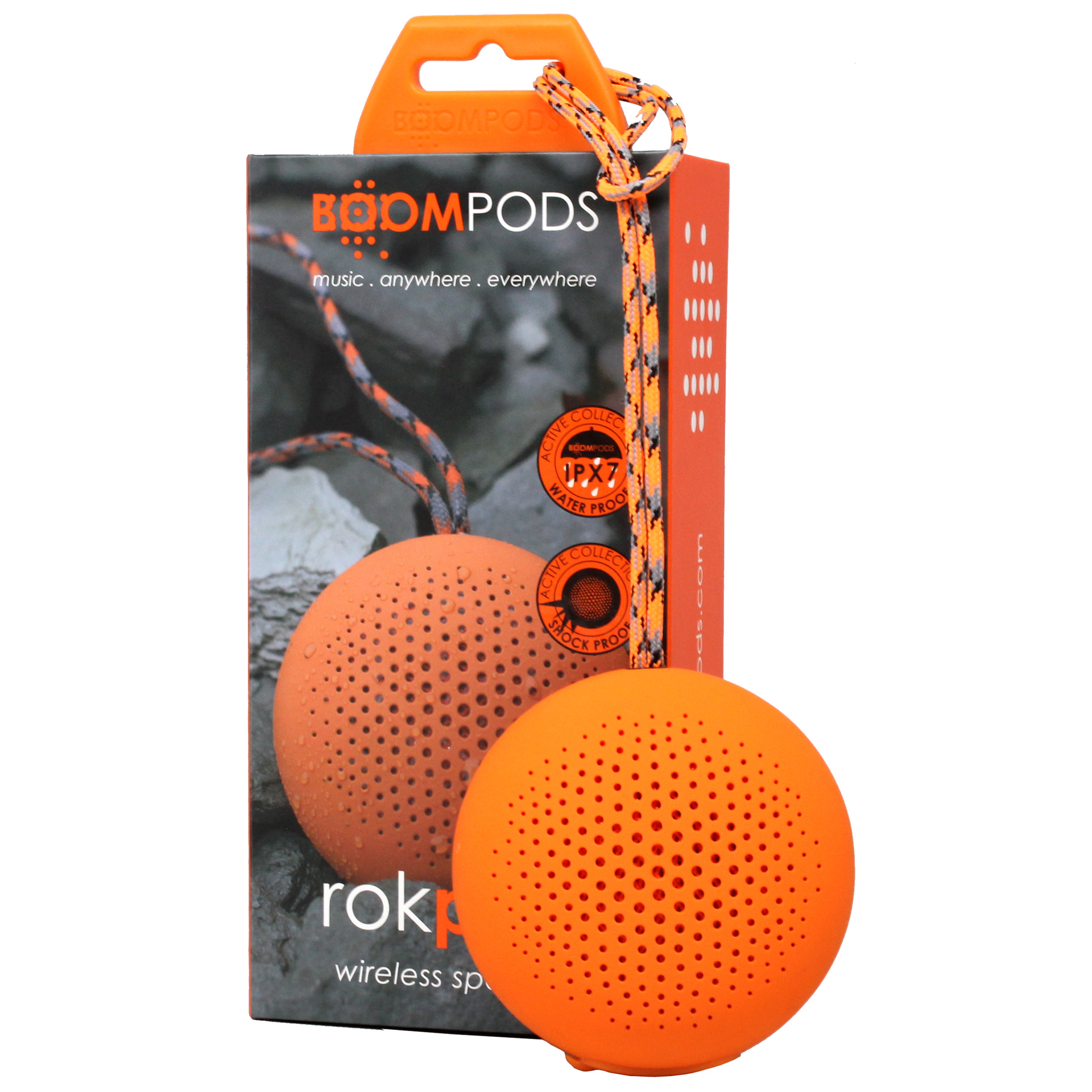 Boompods Rokpod orange