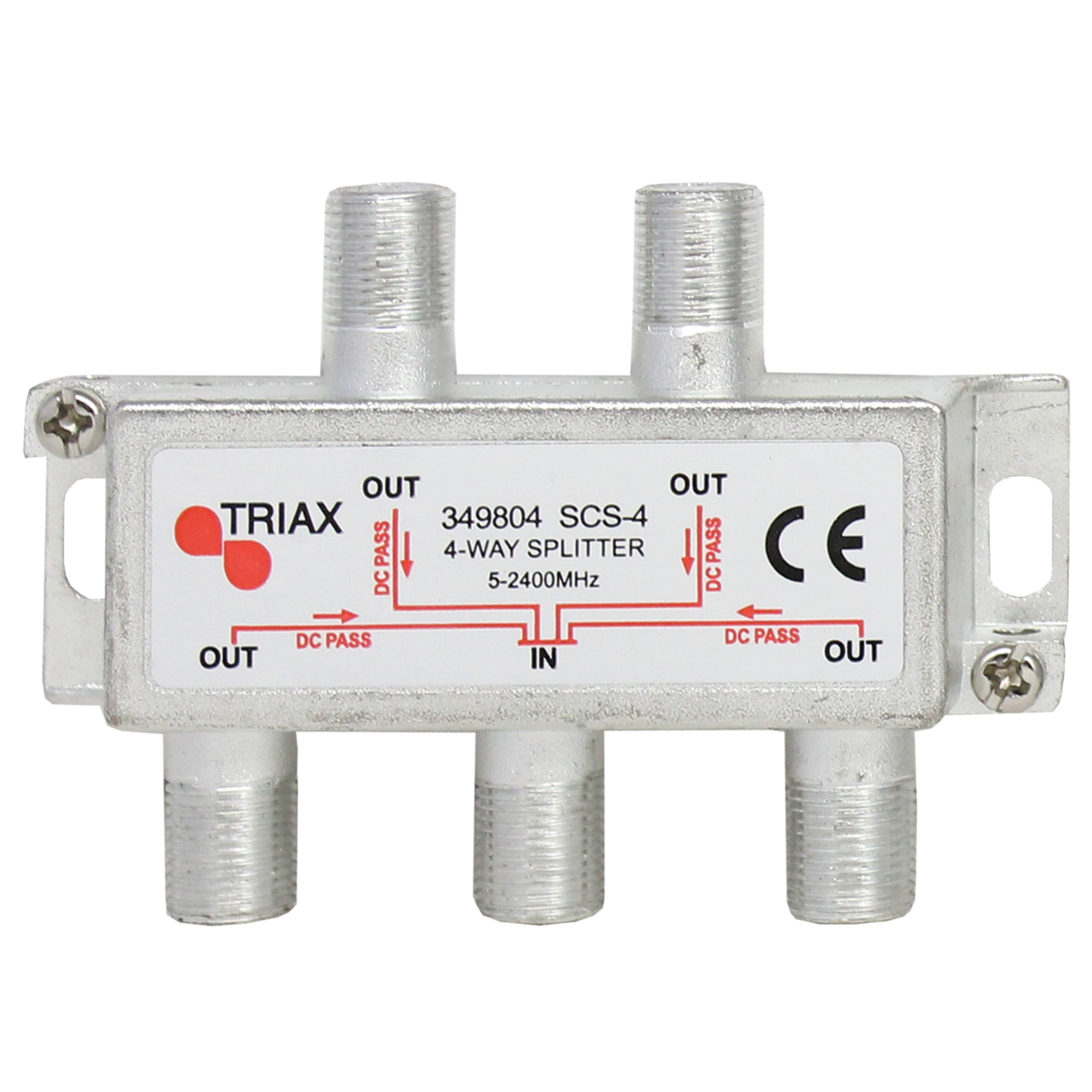 Splitter, SCS4, 4-fach