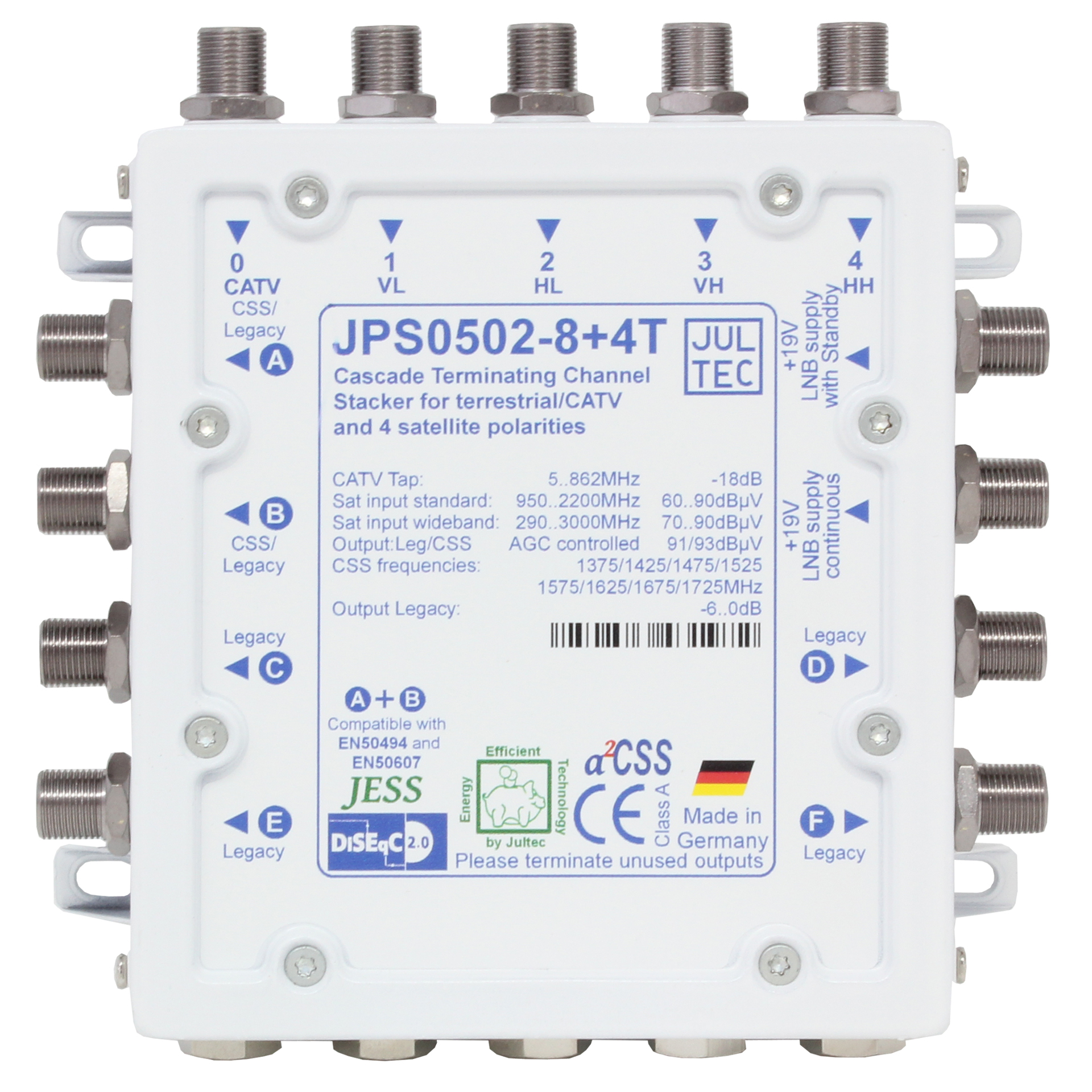 5x 2, Jultec, JPS0502-8+4T