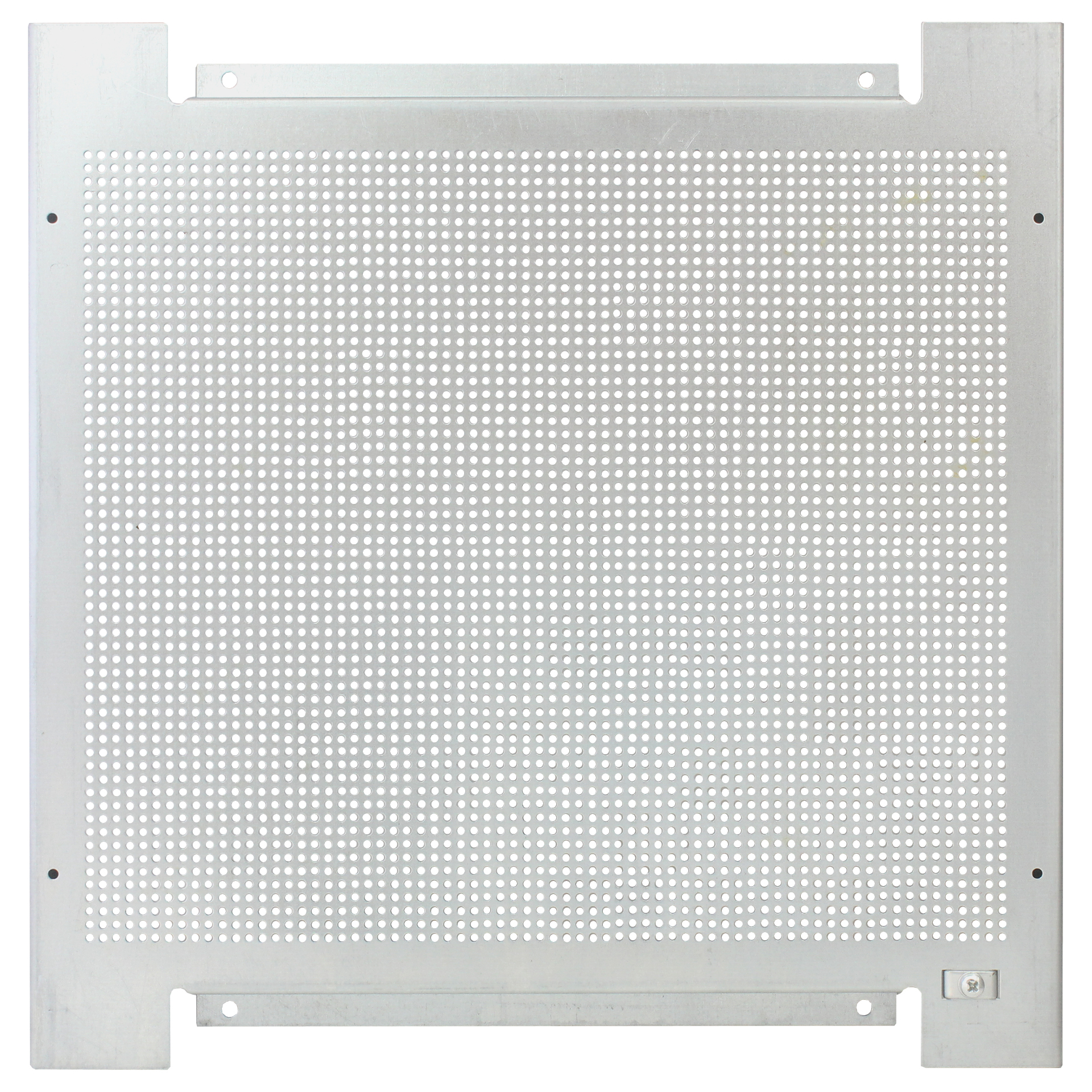 Montageplatte 40x40, Lochraster, Metall