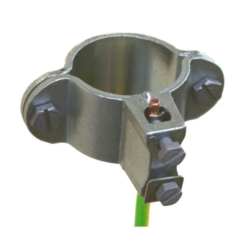 Mastblitzsicherung Erdungsschelle laststromtragfähig