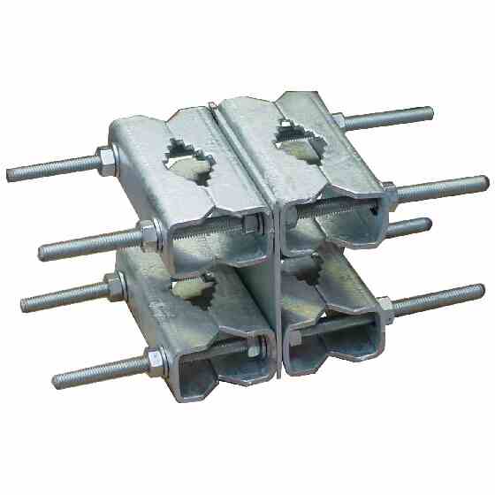 Mastadapter  f. 2 Rohre