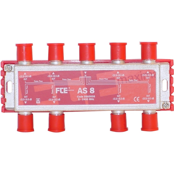 Splitter, SV-800F, 8-fach