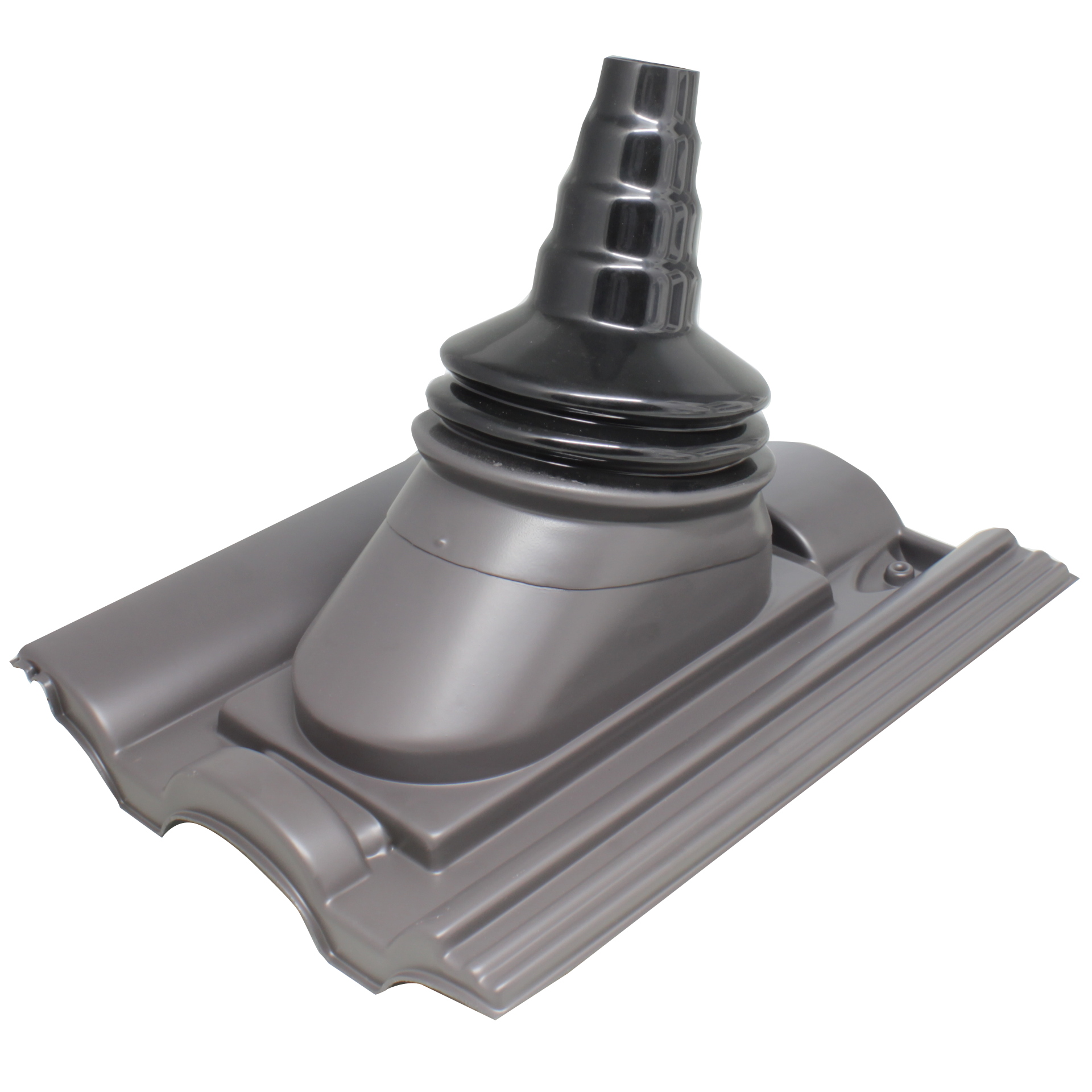 Dachziegel / Dachpfanne, Frankfurter, Kunst,robust,schwrz