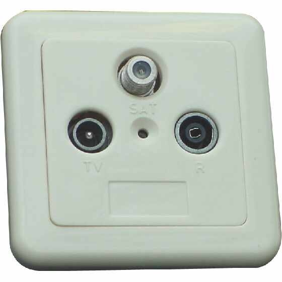 Antennendose, SAT/TV/RADIO, Unterp., EN 50494