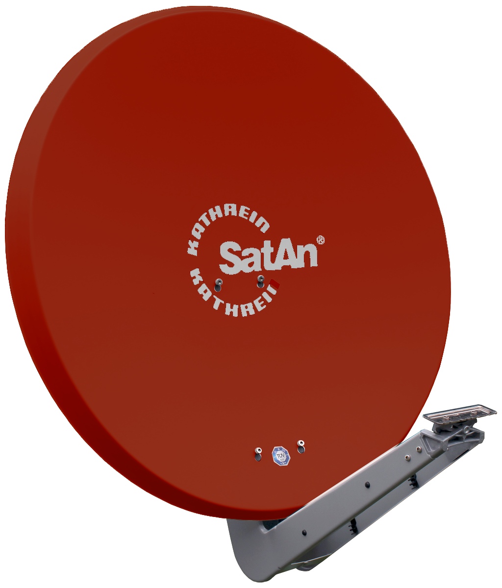 0,90m, Kathrein, Alu, ziegelrot