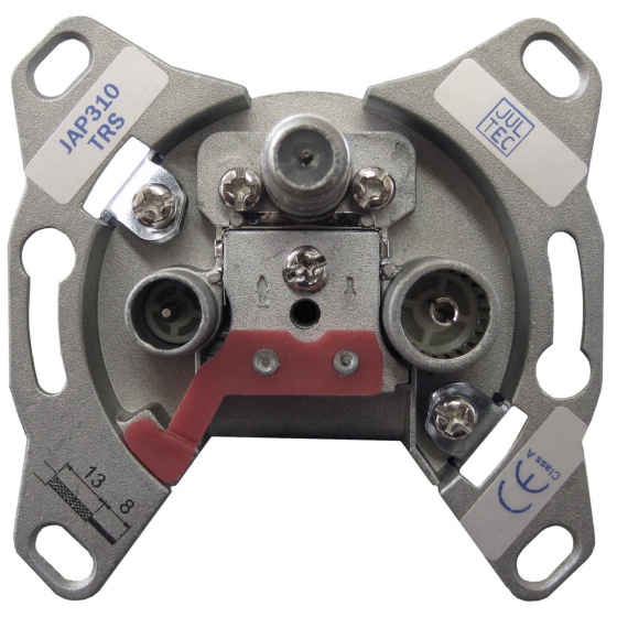 Antennendose prog. Sat/TV/Radio Axing/Jultec