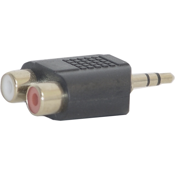 Adapter: RCA r/l auf 3,5mm Klinkenstecker